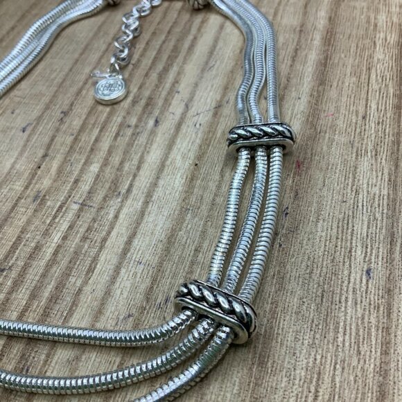 Dana Buchman Multi Strand Chain Choker Necklace - Picture 6 of 6